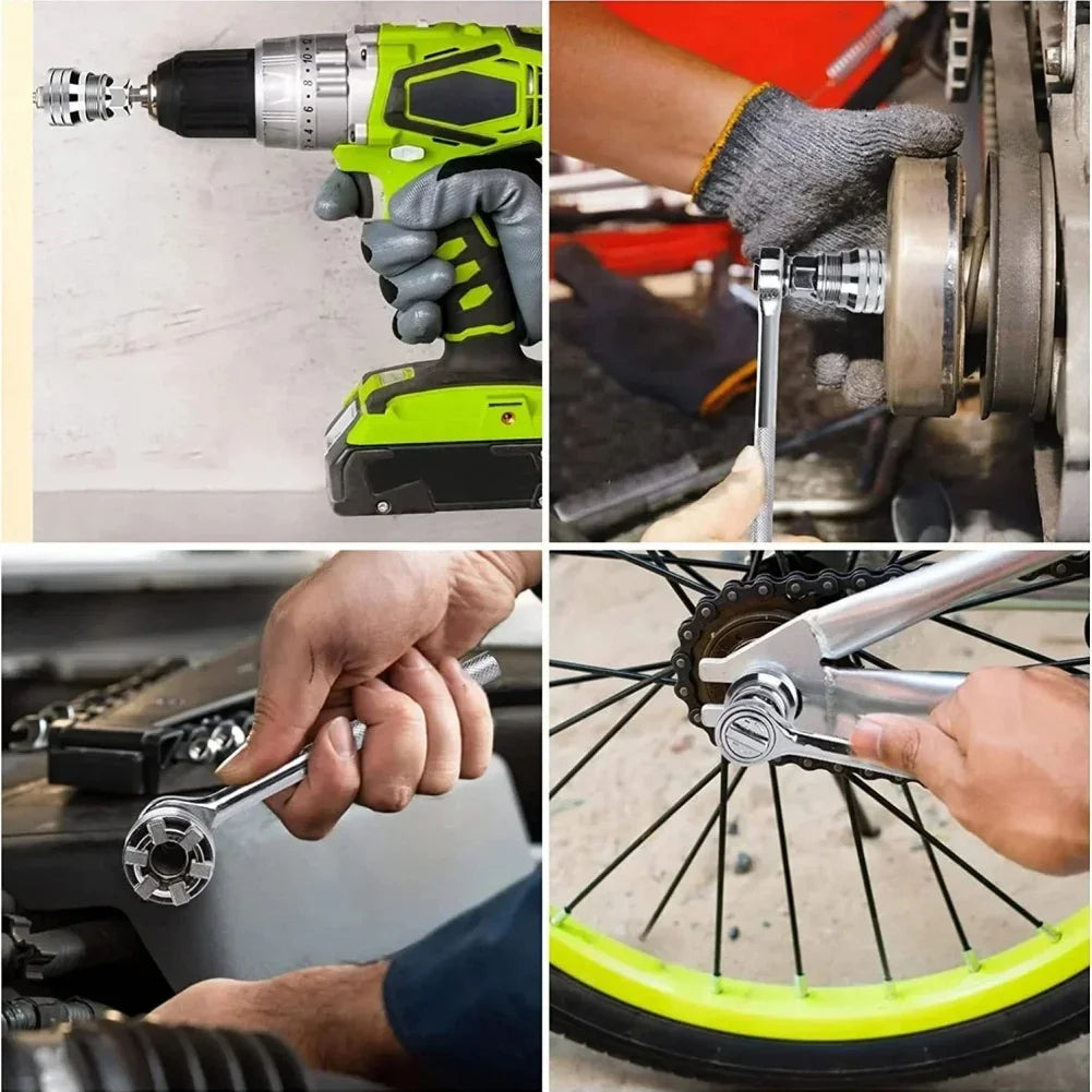 Grip All: Multi-Function Universal Socket Wrench