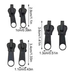 6pcs Zipper Large, Medium, And Small Sizes for Clothing Zipper AliExpress