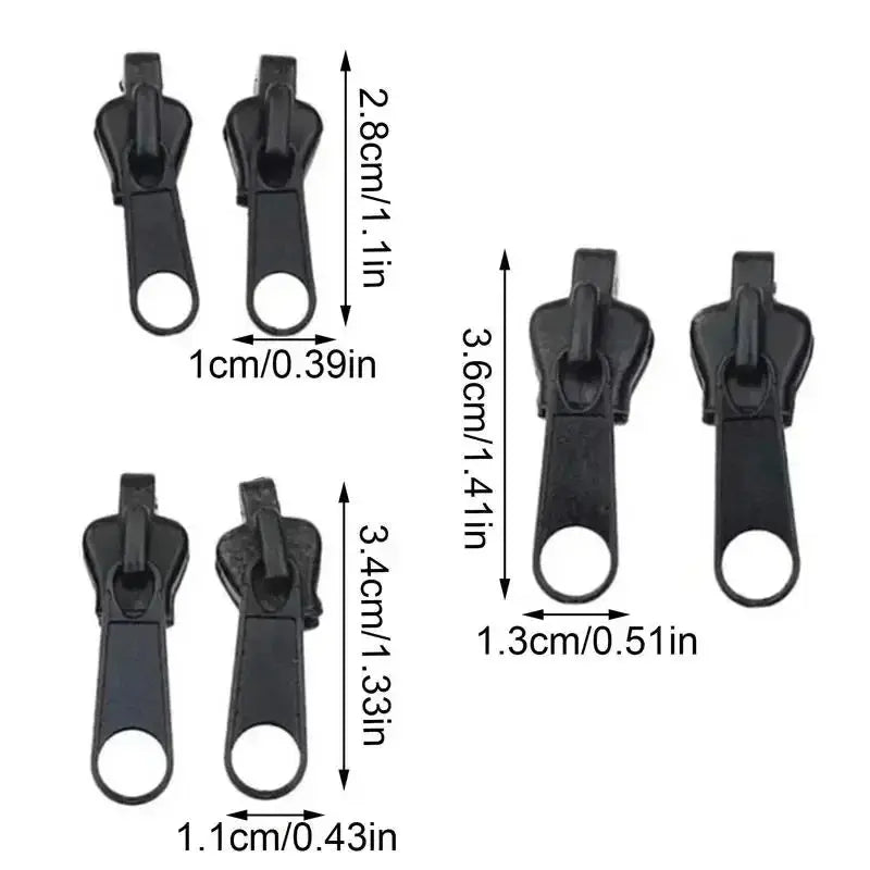 6pcs Zipper Large, Medium, And Small Sizes for Clothing Zipper AliExpress