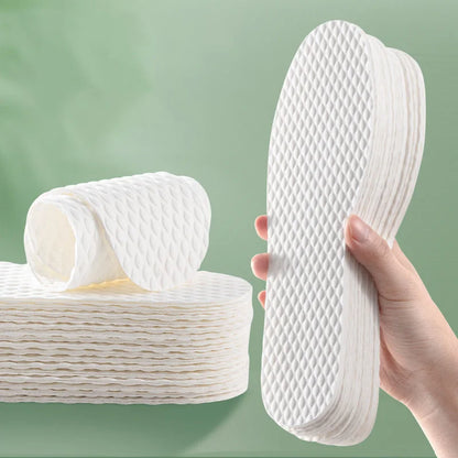 10 Pairs Breathable Disposable Shoe Insoles For Women Men Summer Absorbent Deodorant Barefoot Comfortable Footwear Shoe Pads