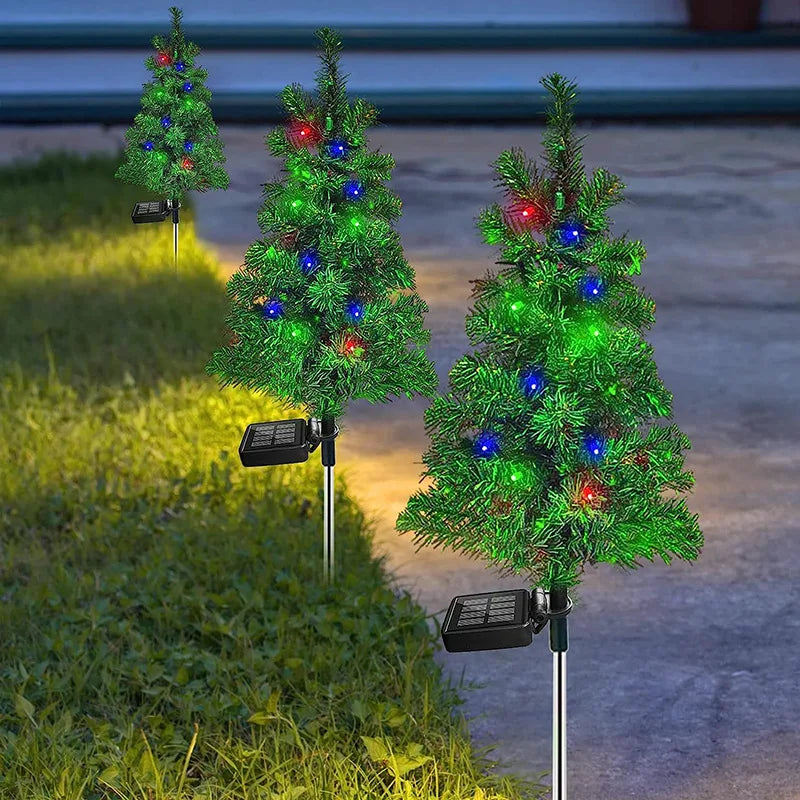 MerryRay™ – Lámpara de Árbol Festiva con Energía Solar 🌟