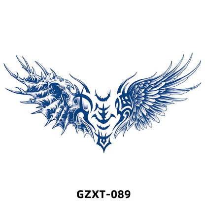 New Wholesale Juice Chest Stickers Tattoo Herbal Semi-permanent Back Tatoo Wings Tattoo Stickpaper WAM-girl Store Store