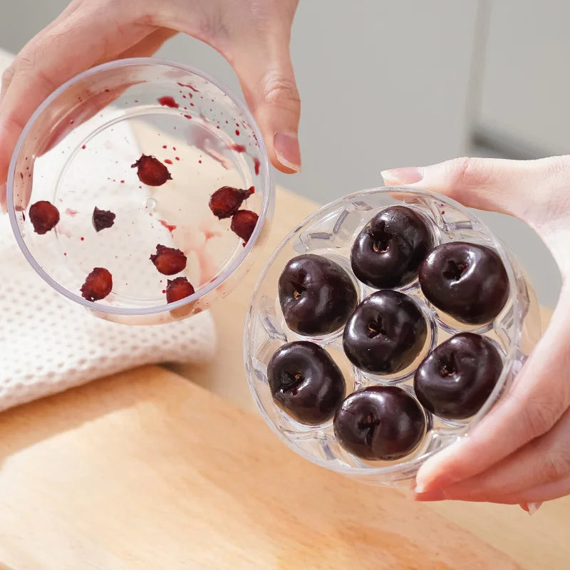 CherrySwift™ Pitter 🍒✨ — Pit 7 Cherries in One Press