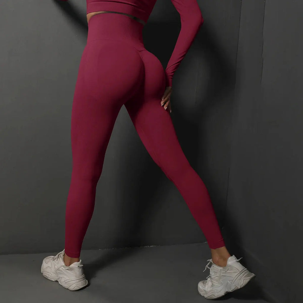 Seamless Gym Leggings Women Yoga Pants Sexy High Waist Booty Lifting Leggings Pants Women Sports Clothing Fitness Wear Rooftrellen Official Store