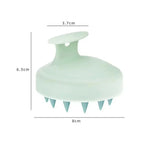 1pc Silicone Shampoo Brush Head Scalp Massage Comb Hair Washing Combs AliExpress