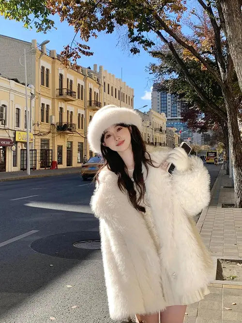 Lautaro Autumn Winter Oversized Loose Casual Luxury Soft Thick Warm AliExpress