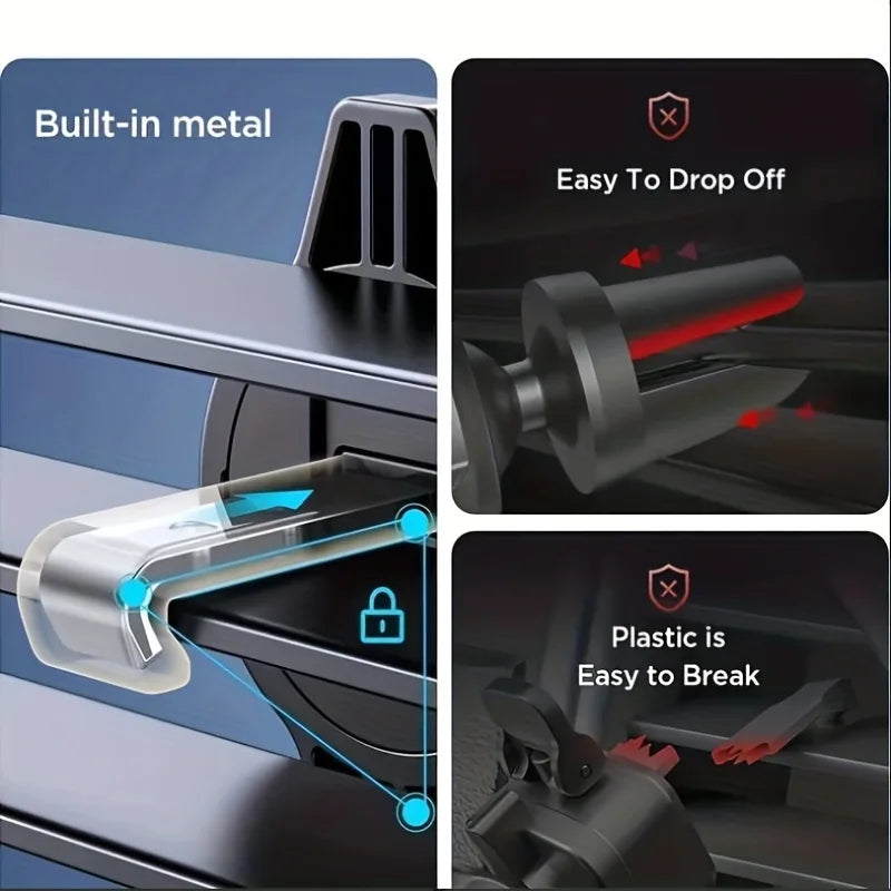 Car Phone Holder Car Air Vent Clip Mount Mobile Cell Stand Smartphone GPS Support For 4.7-6.7 Inch Mobile Devices Good But Not Expensive Store