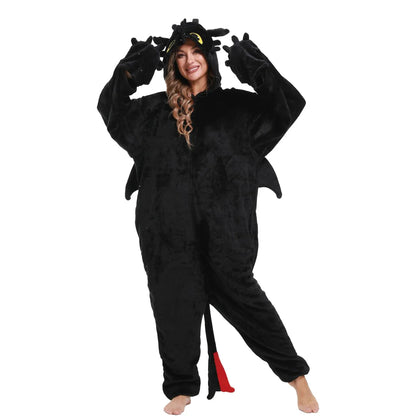 Cozy Up in Style: Snuggy Dragon Cartoon Onesie Colisa Blanket Store