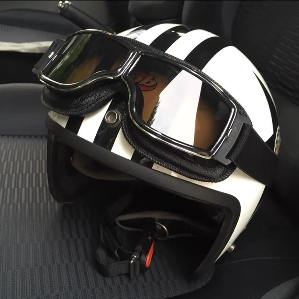 RetroRide™ OTG Goggles 🏍️ — Fits Over Glasses, Vintage Style