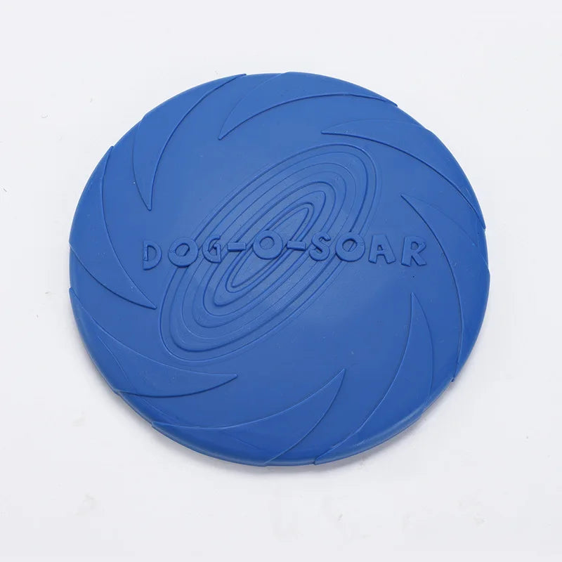 Durable Silicone Flying Disc for Dogs - Interactive Outdoor Fun!