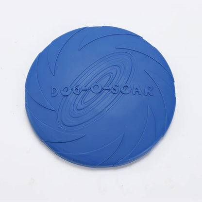 Durable Silicone Flying Disc for Dogs - Interactive Outdoor Fun!