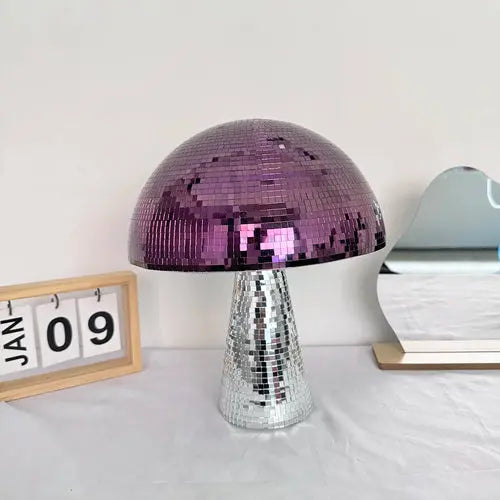 Retro Reflective Mushroom Shape Disco Mirror Ball DJ Light Modern Home AliExpress