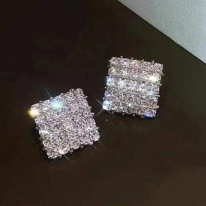 Women's Delicate Acupuncture Points Weight Loss Earrings Cubic