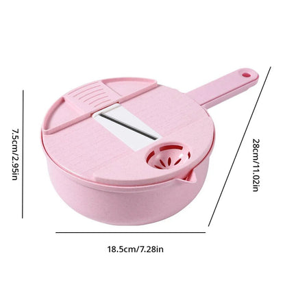 1Pc Green/Blue/Pink Kitchen Multifunctional Salad Utensils Vegetable Chopper Carrot Potato Manual Shredder Cook Vegetable Tools Shop1103816097 Store