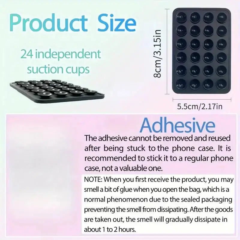 Silicone Suction Phone Case Adhesive Mount - iPhone & Android Compatible Shop5720013 Store