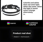 Dog Collar Nylon LED Night Safety Flashing Glow In The Dark Pet Dog Leash pet Dogs Luminous Fluorescent  dog accessories collar 7609 Pet Store