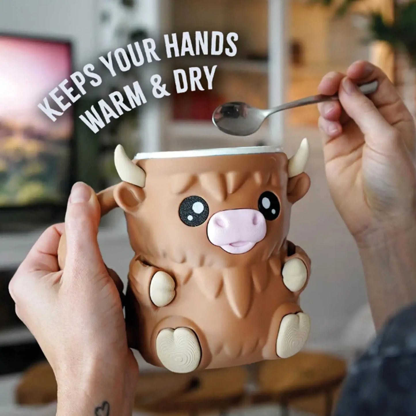 MooScoop™ Holder: Keeps Pints Cold, Hands Cozy 🐮🍦