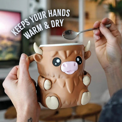 MooScoop™ Holder: Keeps Pints Cold, Hands Cozy 🐮🍦