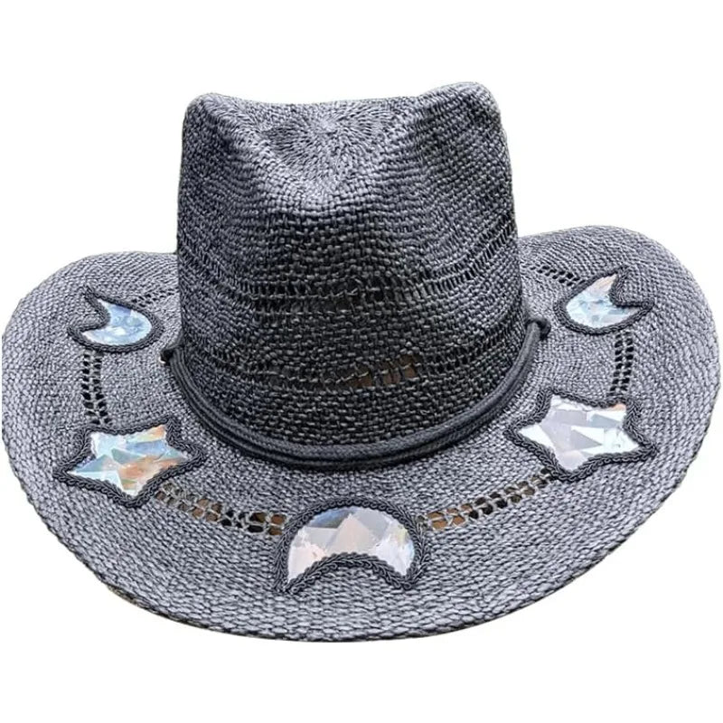 Sombrero de vaquera Prism – ¡Resplandor arcoíris y protección solar en uno!