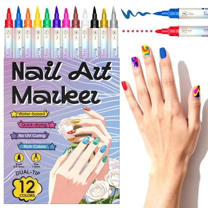 NailGlow Art Pens Create Stunning 3D Nail Designs for Pros