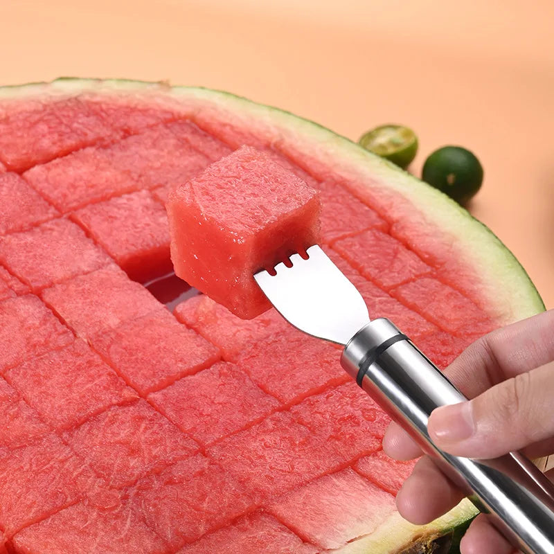 Stainless Steel Windmill Watermelon Cutter Artifact Salad Fruit Slicer
