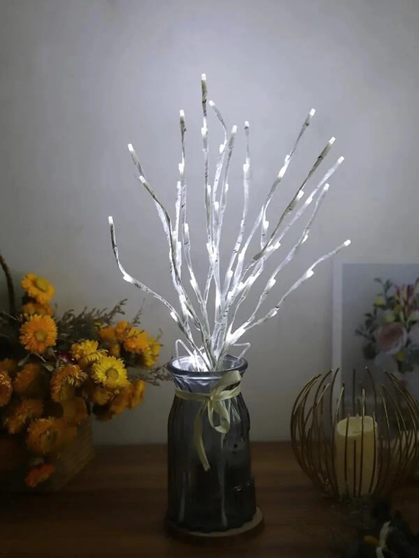 Birch Branch LED Festive Battery Operated Twig Outdoor Christmas Lights Stone's Store
