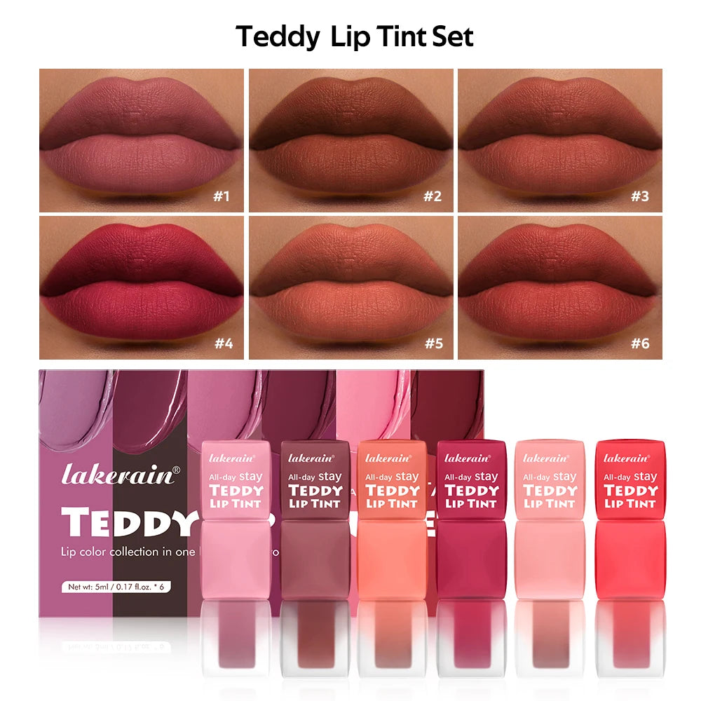 Teddy Tint PlushKiss – All-Day Velvet Lip Glam