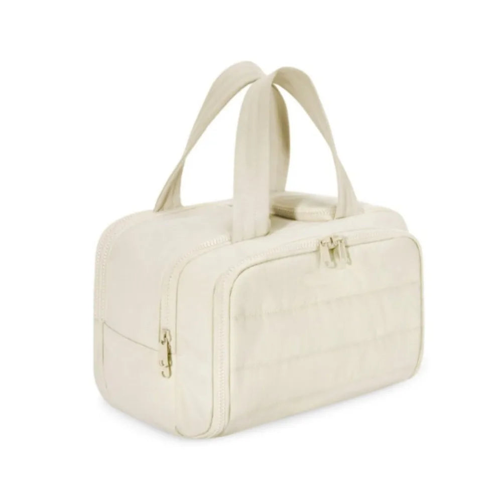 Pack It All: Spacious Wide-Open Travel Cosmetic Bag