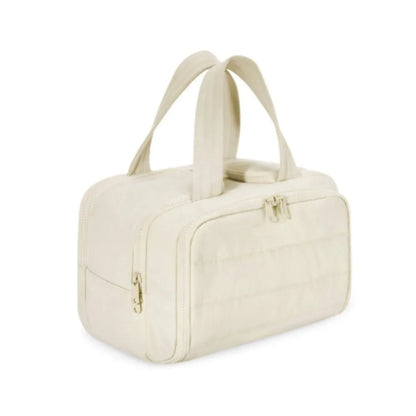 Pack It All: Spacious Wide-Open Travel Cosmetic Bag