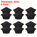 3 pares/6 pares de parches para plantillas, almohadillas para el talón para zapatos deportivos, adhesivo trasero, tamaño ajustable, almohadilla antidesgaste para los pies, cojín, plantilla interior