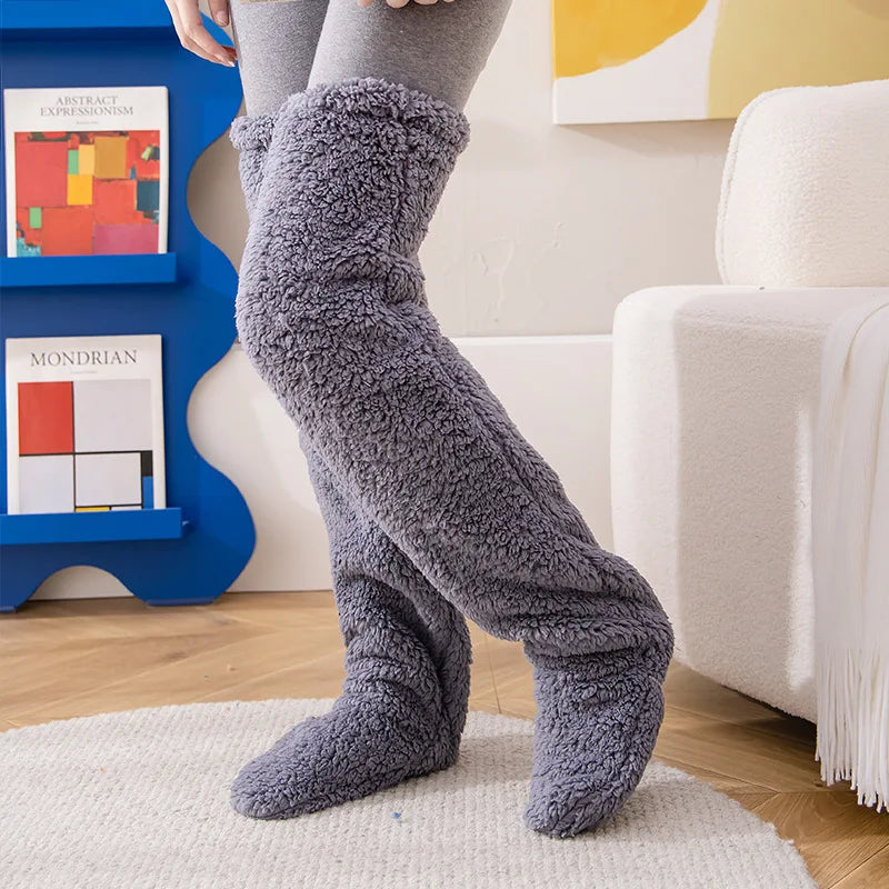 CozyLegs™ – Over-Knee Fuzzy Warmth You’ll Love 🧦❄️