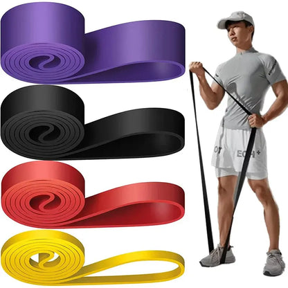 Resistance Bands Exercise Elastic Workout Ruber Loop Strength Rubber
