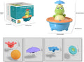 Crocodile Spray Water Toy with LED, Floating Wind Up , New Born Baby Bathtub Water fun Toys, Preschool Toddler gift,bathroom