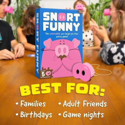 PiggyPlay™ Nose Puzzle Game 🐷🎲 Snort, Laugh, Win!