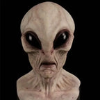 Alien Mask Headcover Halloween Alien Cosplay Masks UFO Movie Acting Headcover Latex Masques Props Kids Toys Alien Mask
