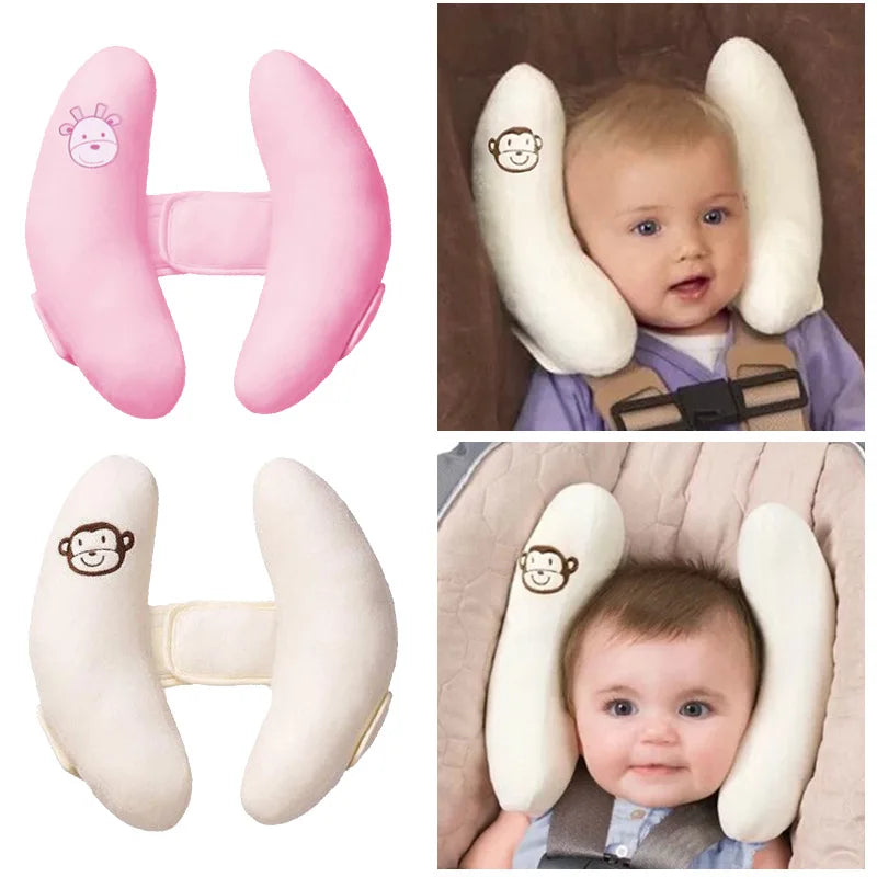 SnugNest™ – Almohada moldeadora de cabeza para bebés orgánica 👶💤