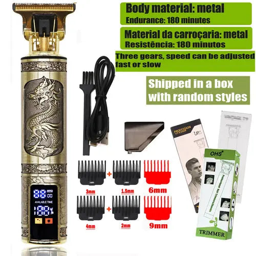 Affordable T9 Cordless Hair Clippers for Men - Compact & Quiet Grooming Tool AliExpress