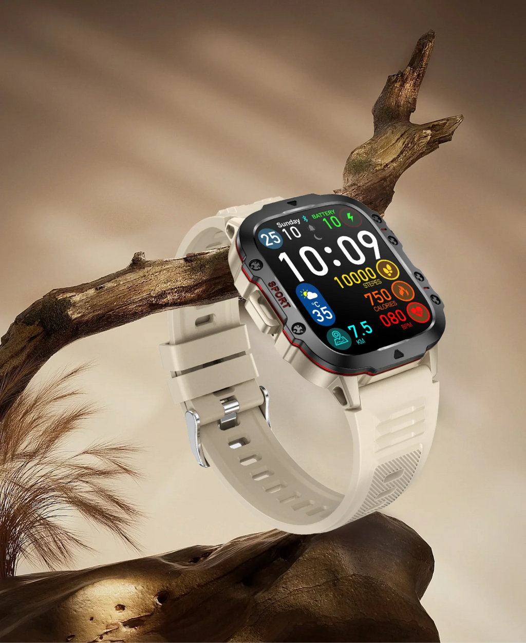 Smart Watch for Xiaomi Military GPS Tracker Men IP68 5ATM Outdoor Sports Fitness Tracker Health Monitor 1.96" BT Call Smartwatch LIGE SmartWatch Official Store