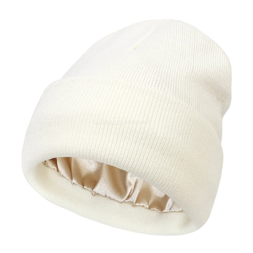 Unisex Satin Lined Anti Static Beanie Hat For Women Winter Silk Lining AliExpress