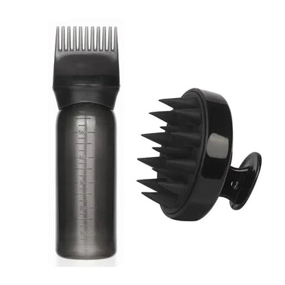 Silicone Shampoo Brush Head Scalp Massage Comb Hair Dye Tint Oil AliExpress