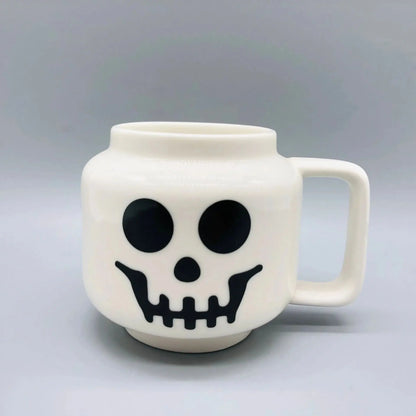 Cartoon Ceramic Mug Cup 250ML with Cute Impish Expression Figure Head AliExpress