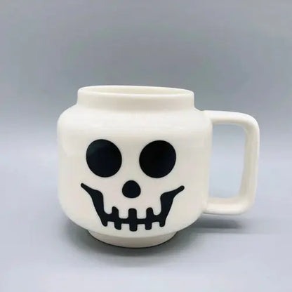 Cartoon Ceramic Mug Cup 250ML with Cute Impish Expression Figure Head AliExpress