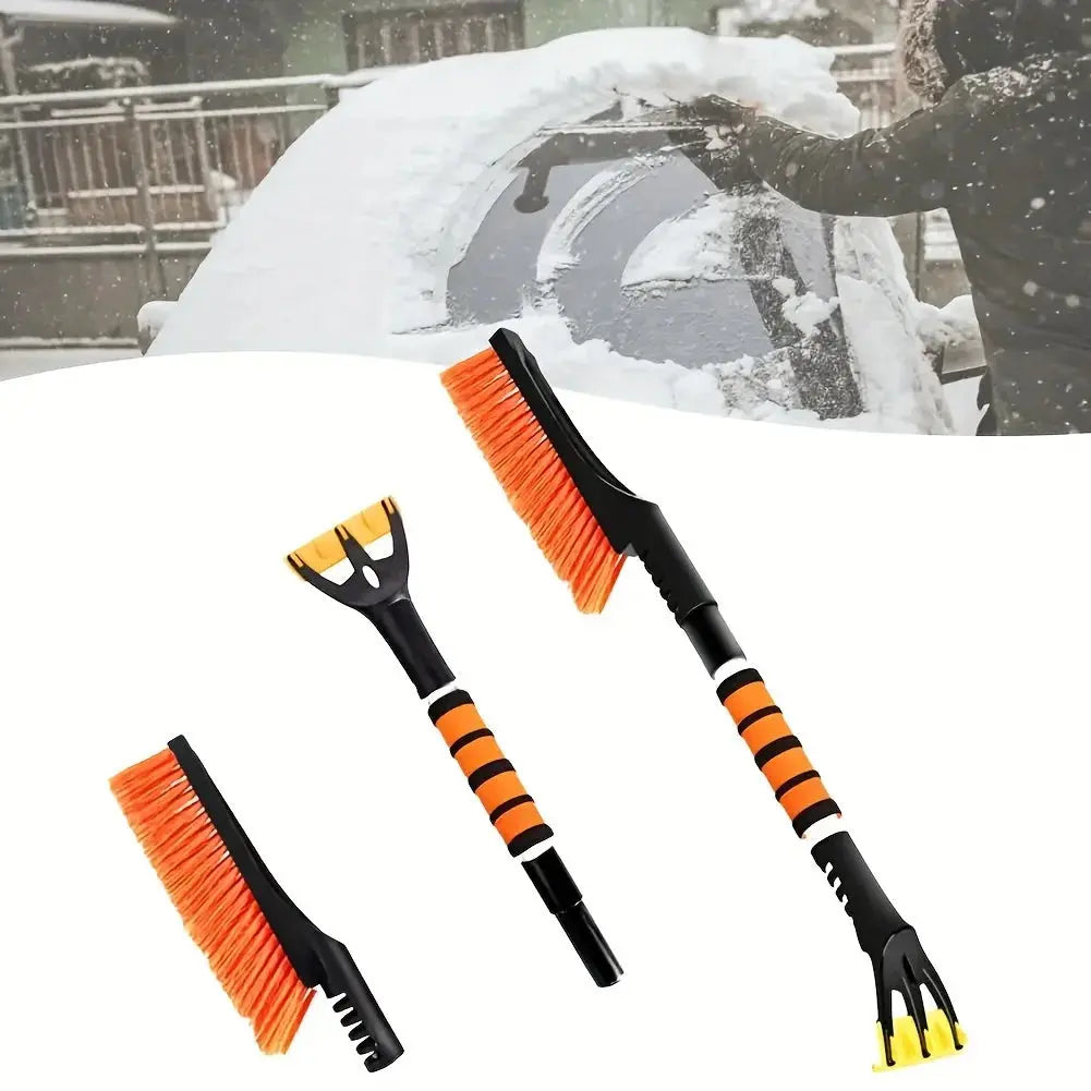 Portable Car Truck Snow Brush with Ice Sceaper Paint Protective Snow