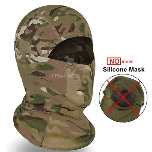 Tactical Balaclava Mask Windproof Silicone Outdoor Headgear