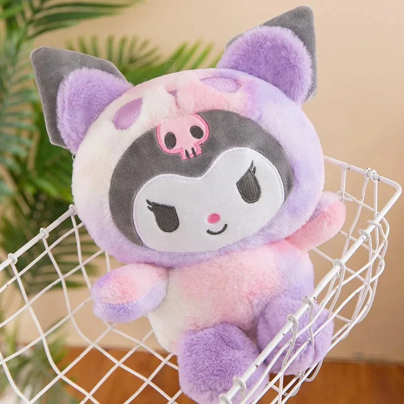 Kawaii Sanrio 25CM Plush Dolls Kuromi Hello Kitty Melody Cinnamoroll Plush Soft Stuffed Animals Dolls Plushie Pillow Xmas Gifts Shop1103724989 Store