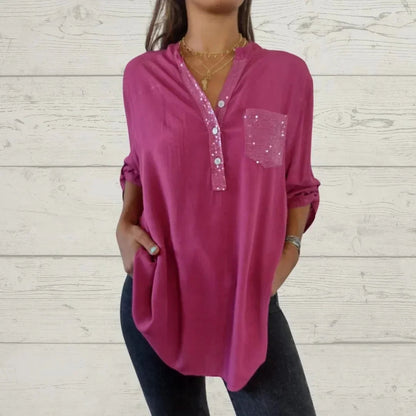 ShineEase V-Neck – Casual Glam in a Snap! TikTok Make Me Buy it Store