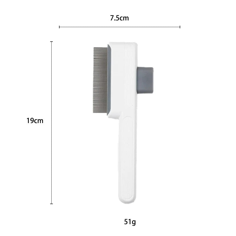 Pet Hair Shedding Comb Easy Care Efficient Portable Grooming Beauty Tool One - Click Depilation Pet Comb Flea Comb