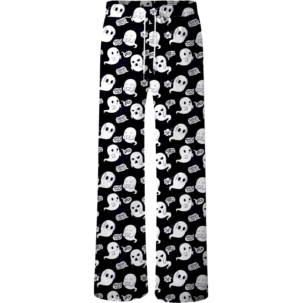 Pantalones de dormir estampados en 3D Ghost Four Seasons con aire acondicionado, pantalones casuales, modernos, cómodos y transpirables para el hogar