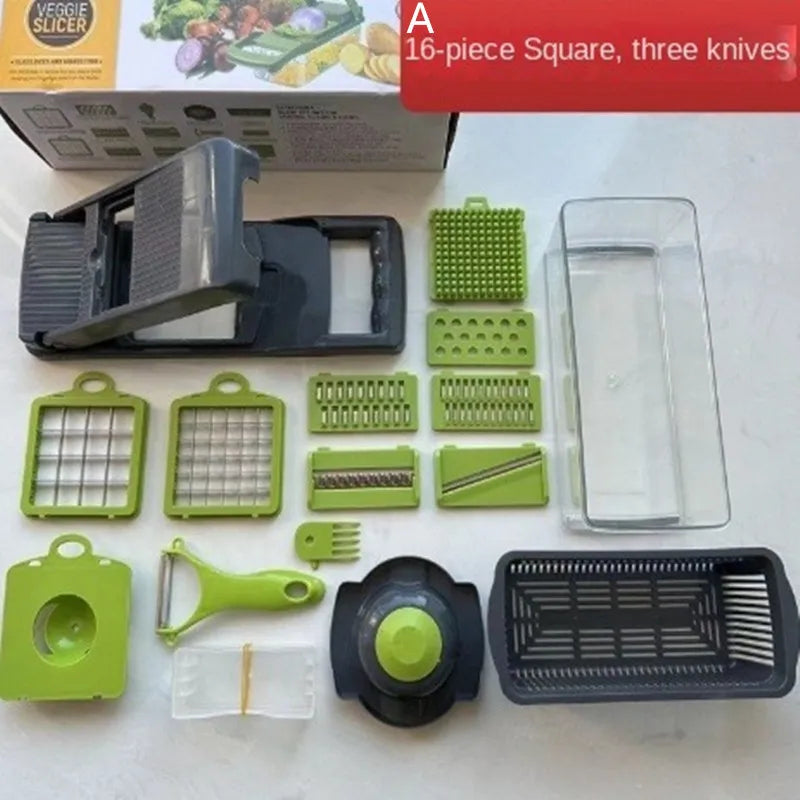 16-in-1 Multifunctional Vegetable Chopper Shop1103743690 Store