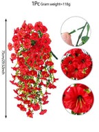 2pcs Artificial Hanging Flowers